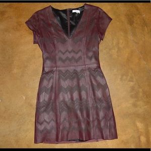 Parker leather dress